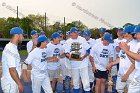 Baseball vs Babson  Wheaton College Baseball players celebrate their victory over Babson to win the NEWMAC Championship for the third year in a row. - (Photo by Keith Nordstrom) : Wheaton, baseball, NEWMAC